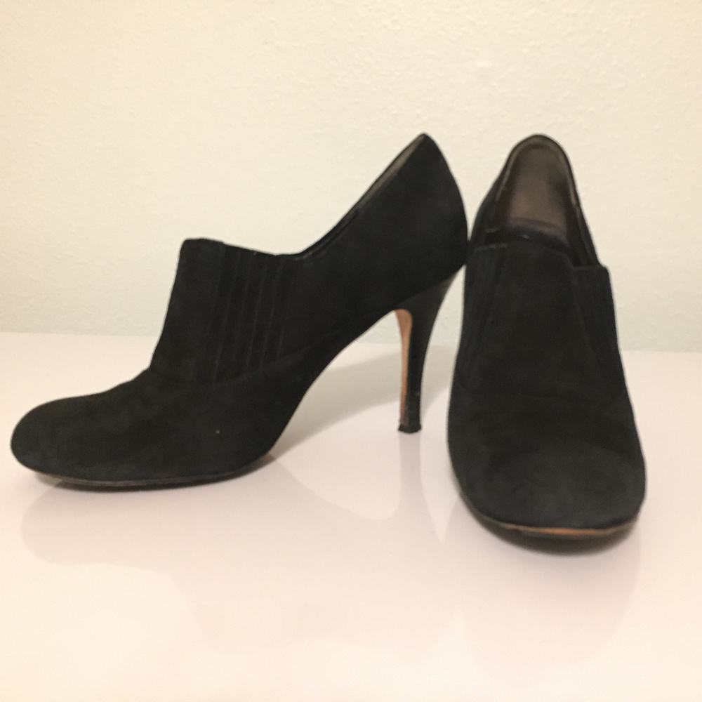 Cole Haan Black Suede Booties (Nike Air)